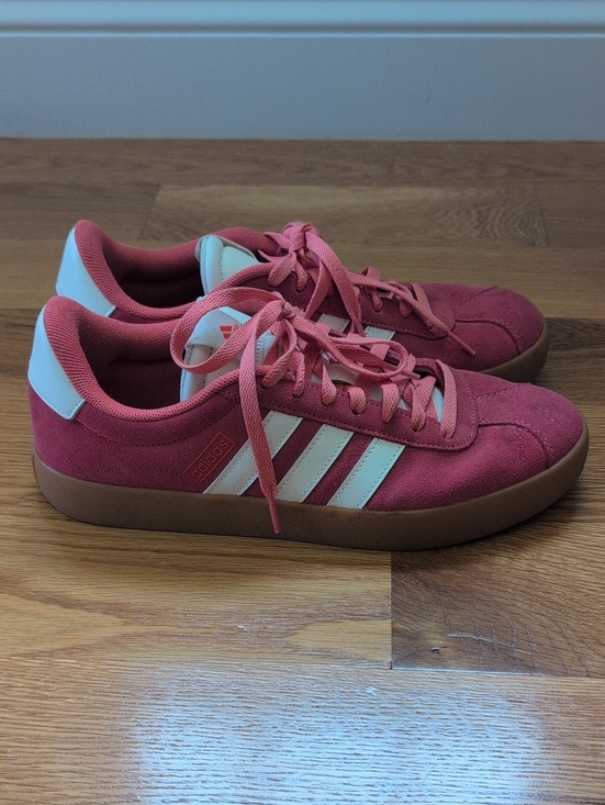 adidas Shoes - adidas Women's Suede Low-Top Sneakers - Dusty Rose White Gum